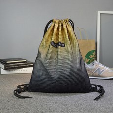 Lalapiel 漸層束口後背包, 黃色