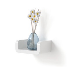 YLIVING 現代風免釘牆壁層架, 1個