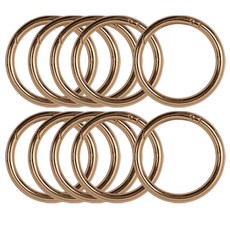 高品質鑰匙圈配件 開口式O型環 38mm, 金色, 10個