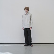 Mind Bridge Supima寬鬆長袖襯衫 MWWS01B1