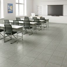 ROSEROSA 2T 黏著式裝飾地磚 混凝土圖案地板材料 ECB-2214 400 x 400 x 2mm, 灰色, 10個