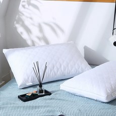 情調絎縫枕芯, 1個, 白色