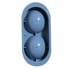 Kitchen Factory 馬卡龍色系矽膠大冰塊製冰盒, 深藍色