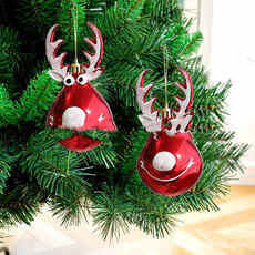 Tappia 可愛聖誕裝飾 鹿, 紅色, 2個