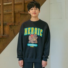 ALVINCLO 青少年兒童 HEROIC 鬥牛犬大學T J2655