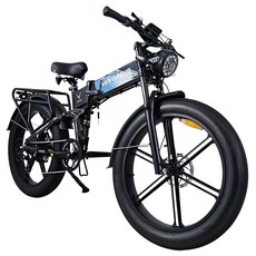 벤틀러스 48V 500W 전기자전거 GTS-26T 고객직접설치, 블랙, 알루미늄