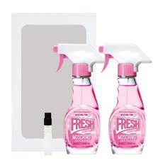 모스키노 프레쉬 핑크 EDT 30ml x 2p + 샘플 + 쇼핑백 + 세트박스, 1세트