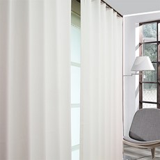 Design Gallery 記憶塑形遮光窗簾, 褶皺M 白色