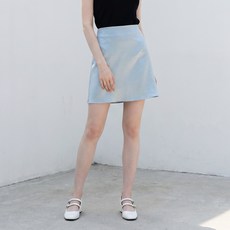 부루앤쥬디 글로우 새틴 미니스커트 BOSHMNE01B