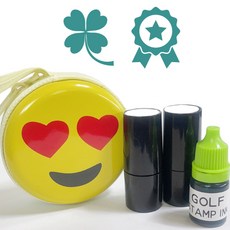 애플 골프공 스탬프 세트, GREEN A, 1세트