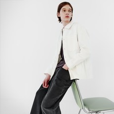 마인드브릿지 남성용 오버핏 두굿 면 트윌 셔켓 MYWS2150