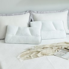 에어룸 접촉냉감 아이스쿨 경추형 냉감베개 2p, 브릭 화이트