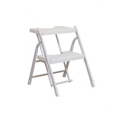 家用折疊式2層梯子 白色 a195, 1個