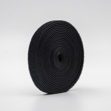 라노홈 양면 벨크로 테이프 블랙 13mm x 3m, 6개