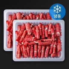 호주산 미트코리아 소고기 샤브샤브용 (냉동), 2개, 500g