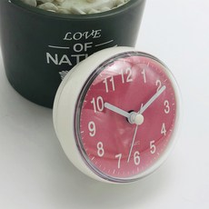 浴室多功能防水時鐘, 粉色