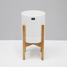 Happy World 現代木製花盆 298, 白色