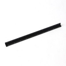 알루미늄 삼각 스케일 자 30cm, 블랙, 1개