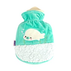 sanger 保溫水袋公仔小鯨魚0.8L, 1個