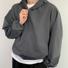 CONFIAR 街頭Gorpcore風抽繩連帽防風外套 TC9513