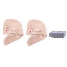 軟發巾 SG23 2p + 毛巾套組, 5型, 1套