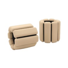 Twinbro手腕矽膠沙袋重量彈簧帶 2入, 07米色, 500克