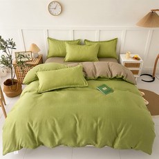 雙色柔軟寢具套組
