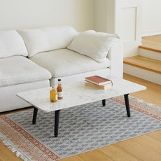 슈에뜨메종 웰튼 라운드 6단 높이조절 접이식 테이블, 비앙코