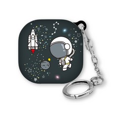 WAVESTUDIO Soul Design Galaxy Buds 2 / Pro / Live 保護殼, 單一商品, 太空 星座(保護殼)