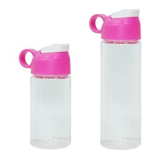 水壺 600ml+400ml, 粉色, 1組