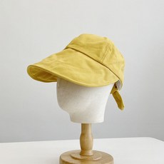 씨오브비 뒷리본 무지 보넷모자