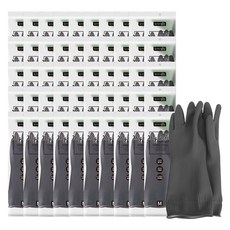 Home edition MYUNGJIN My Color 橡膠手套 M, 灰色, 50組