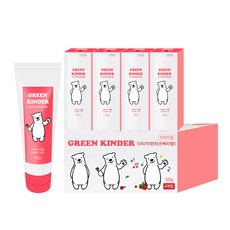 DTS Green Kinder低氟牙膏 覆盆子味, 4個, 50g