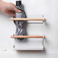 GetChoice 磁吸式雨傘架 2件組, 1套, 白色