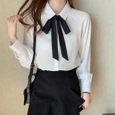 LUNA GIRL Plen 蝴蝶結襯衫