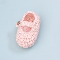 slow moments 針織瑪莉珍套鞋DIY組, 1套, 桃粉色