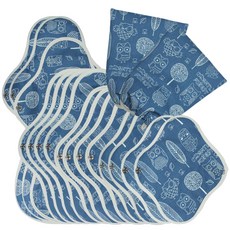 WIZLLY 布衛生棉 初經準備組合 迷你海軍藍, 1套