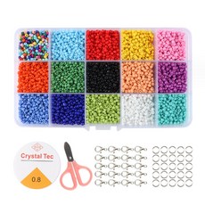 알로데 대용량 비즈 공예 DIY 패키지 3mm, TYPE 01, 1세트