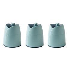 J4粉彩鬱金香自動牙籤盒, 薄荷, 3個