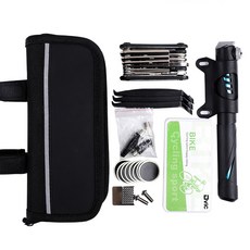 Dvic 攜帶式工具打氣筒套組, 黑色的, 1套