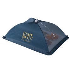 餐桌飯菜罩 半透明藍色, 1組