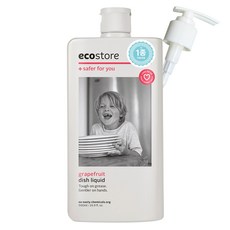 Ecostore 宜可誠 葡萄柚香 蔬果奶瓶洗潔劑 不含刺激性化學物質 對雙手溫和, 500ml, 1瓶