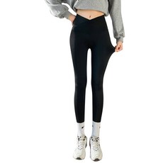 Simply&女款瑜珈運動3D V緊身褲