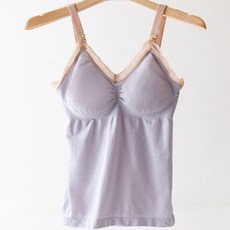 여성용 빅사이즈 슬링 레이스 사이드 오픈 임산부 수유 런닝
