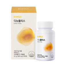 DiNU: 蜂膠錠 81g, 90顆, 1瓶