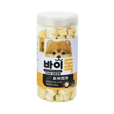 by DOG 汪洽普 狗狗凍乾零食, 新鮮鱈魚, 85g, 1罐