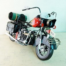 탑시가 TCR 인테리어 소품 레트로 미국 오토바이모형 오브제, 혼합색상