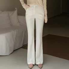 시크폭스 여성용 숏 기본 롱 기장 포튼 히든밴딩 핀턱 슬랙스 부츠컷 53SL678