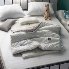 嬰兒棉質毯, 白色 灰色