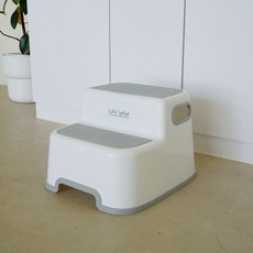 Lavi bebe 兒童防滑舒適雙層腳踏凳, 1個, 白色
